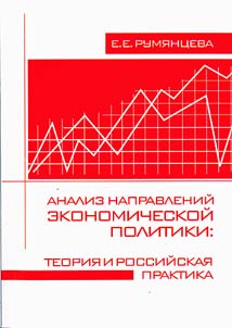 Analiz napravleniĭ ekonomicheskoĭ politiki: teorii︠a︡ i rossiĭskai︠a︡ praktika