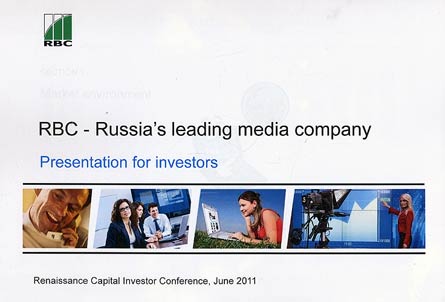 RBC - Russia's leading media company. Presentation for investors