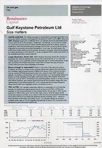 Gulf Keystone Petroleum Limited