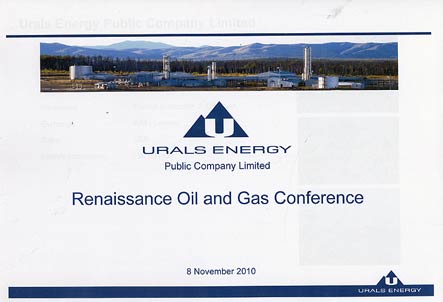 Urals Energy Public Company Limited