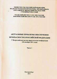 Aktualʹnye problemy obespechenii︠a︡ bezopasnosti v Rossiĭskoĭ Federat︠s︡ii