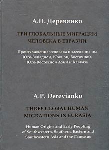 Three global human migrations in Eurasia