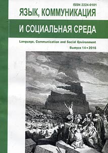 Language, communication and social environment