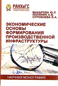 The economic basis for forming of production infrastructure
