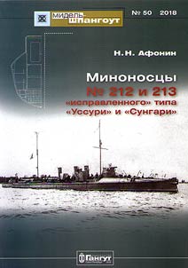 Torpedo boats #212 and #213 of modified Ussuri and Sungari class