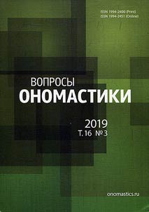 Voprosy onomastiki