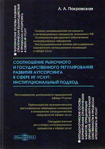 Sootnoshenie rynochnogo i gosudarstvennogo regulirovanii︠a︡ razvitii︠a︡ autsorsinga v sfere IT-uslug: institut︠s︡ionalʹnyĭ podkhod