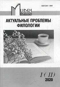 Libri Magistri. Актуальные проблемы филологии