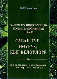 Халык традицияләрендә борынгы бәйрәмнәр, йолалар : сабан туе, нәүрүз, кыр келәүләре : җирле сөйләшләр һәм фольклор текстлары яссылыгында