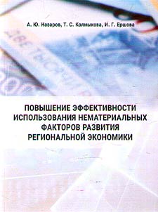 Improving the efficiency of using intangible factors for the development of the regional economy
