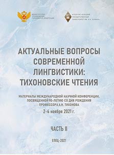 Актуальные вопросы современной лингвистики: Тихоновские чтения