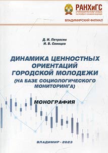 Динамика ценностных ориентаций городской молодежи (на базе социологического мониторинга)