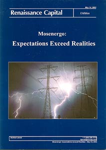 MOSENERGO: Expectations Exceed Realities