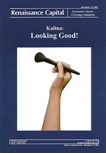 Kalina: Looking Good!