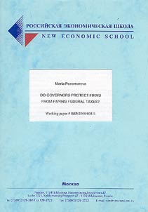 Do Governors Protect Firms From Paying Federal Taxes?