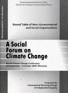 A Social Forum on Climate Change
